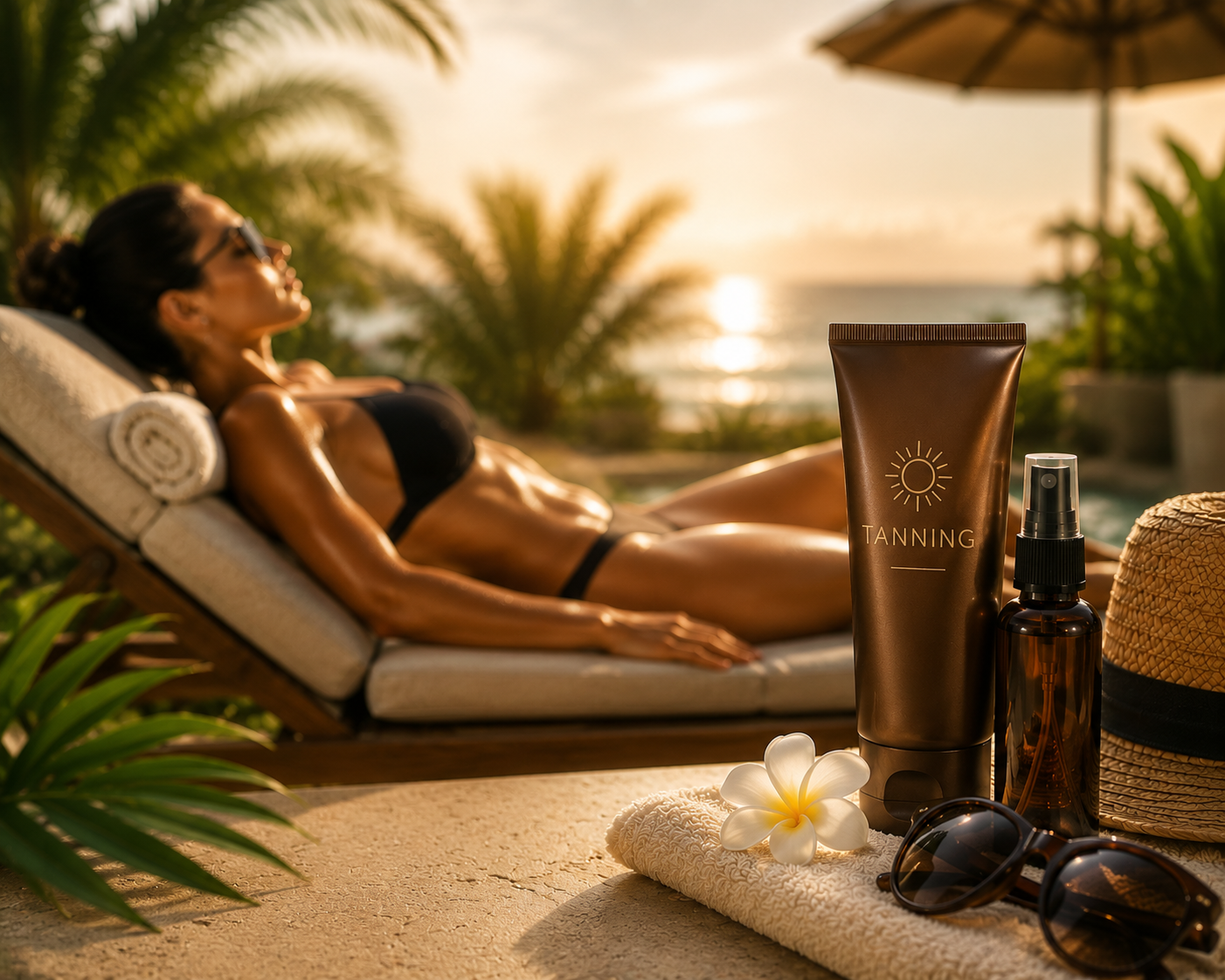Bright modern tanning service