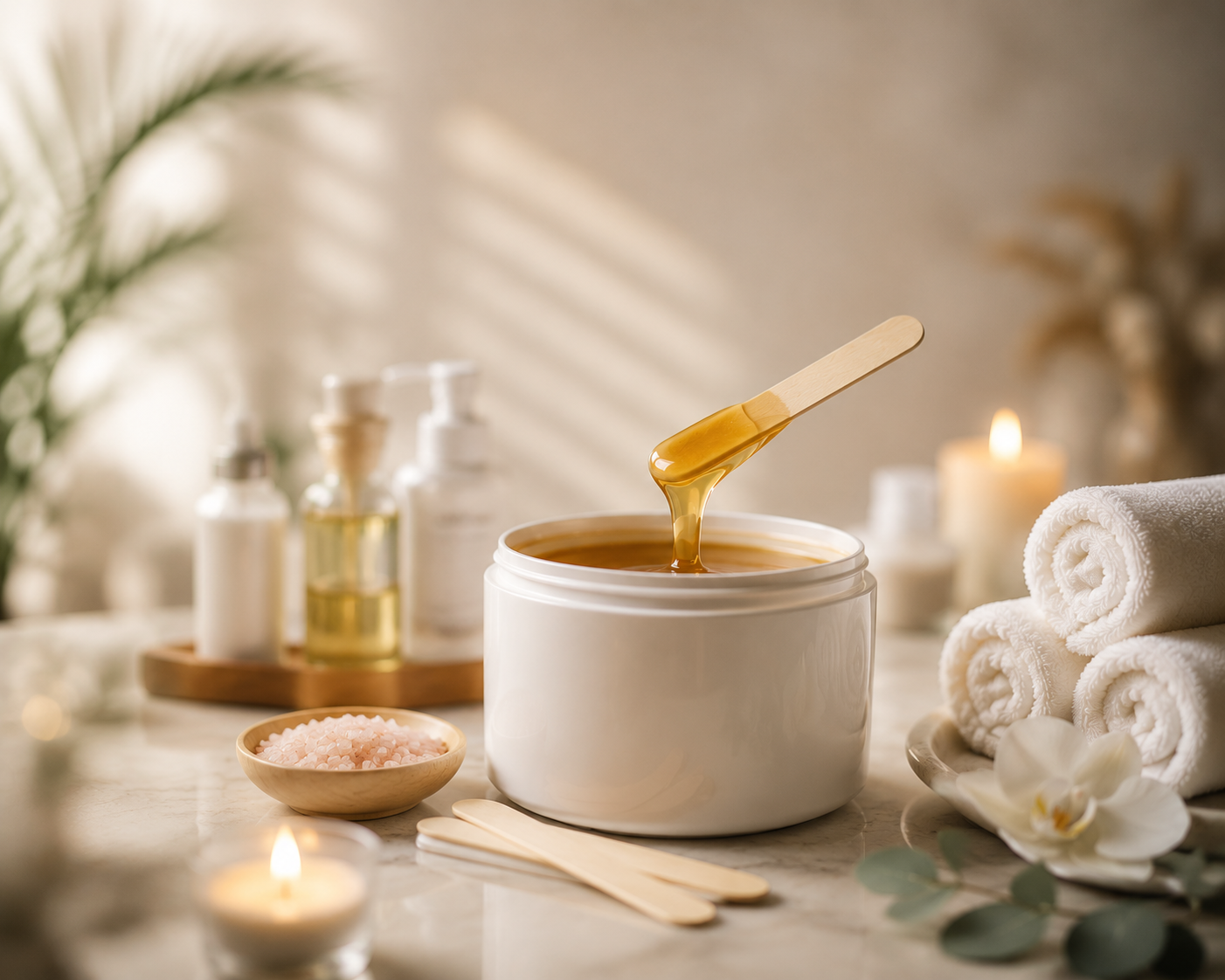 Bright modern professional waxing service